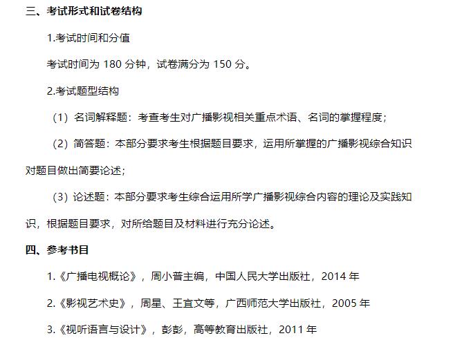 西南石油大学艺术学院2024年硕士研究生招生专业课考试大纲